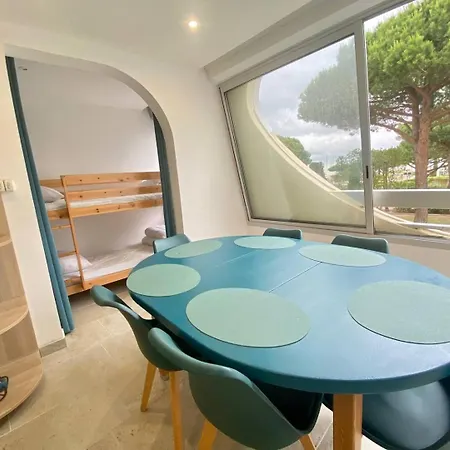 Apartmán Le Chabian - Port Camargue T2 Renove, Equipe, En 1ere Ligne Mer, Sud A 50m, Piscine, Tennis, Climatise Mae-7061 Le Grau-du-Roi